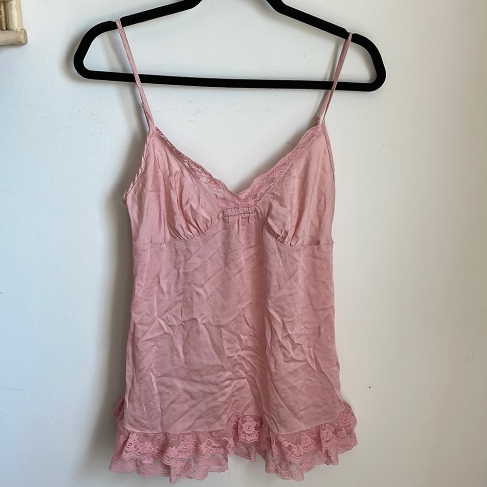 Y2K Victoria's Secret Silk Babydoll Slip